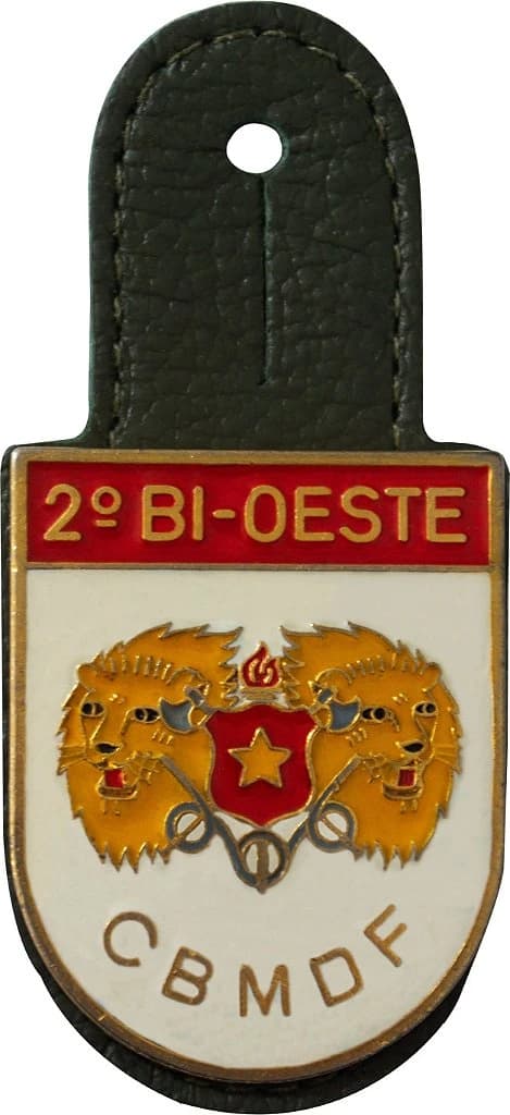 DISTINTIVO DE BOLSO - CBM 2º BI-OESTE DF — imagem 1