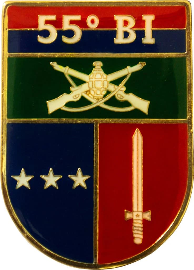 DISTINTIVO DE BOLSO - EB 55º BI — imagem 1
