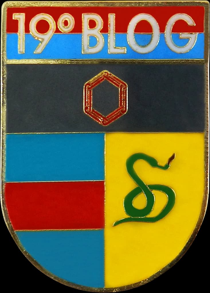 DISTINTIVO DE BOLSO - EB 19º B LOG — imagem 1