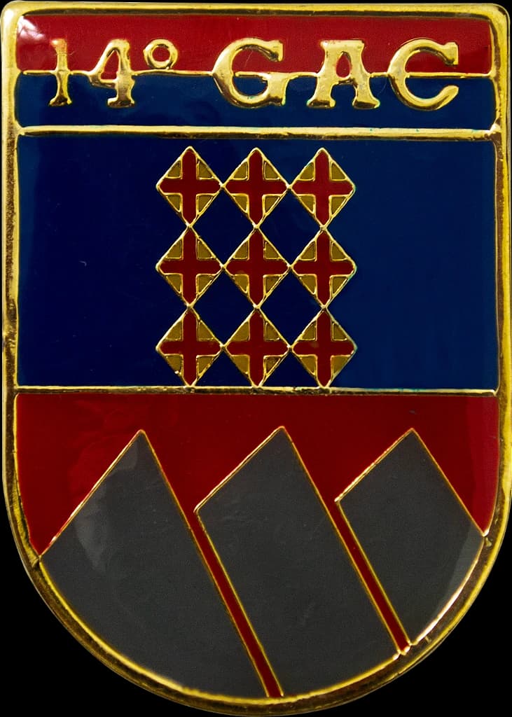 DISTINTIVO DE BOLSO - EB 14º GAC — imagem 1
