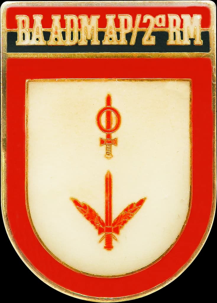 DISTINTIVO DE BOLSO - EB BA ADM AP/2º RM — imagem 1
