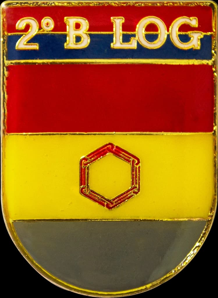 DISTINTIVO DE BOLSO - EB 2º B LOG — imagem 1