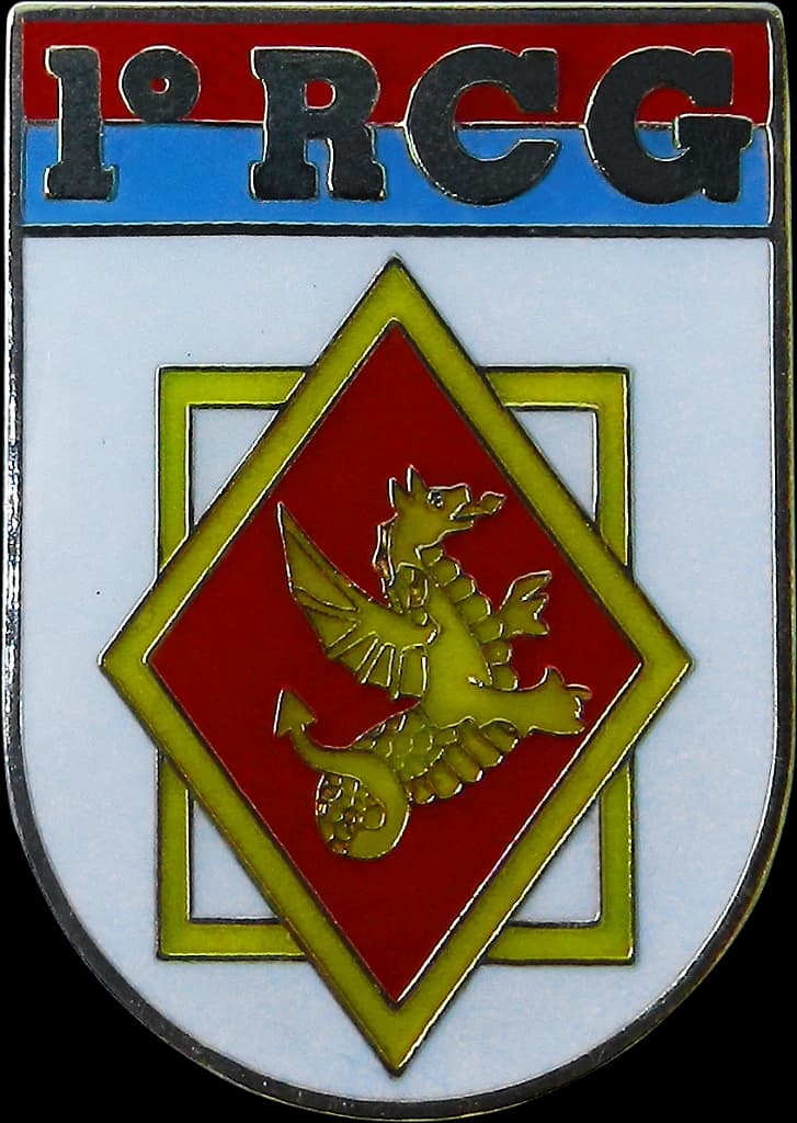 DISTINTIVO DE BOLSO - EB 1º RCG — imagem 1
