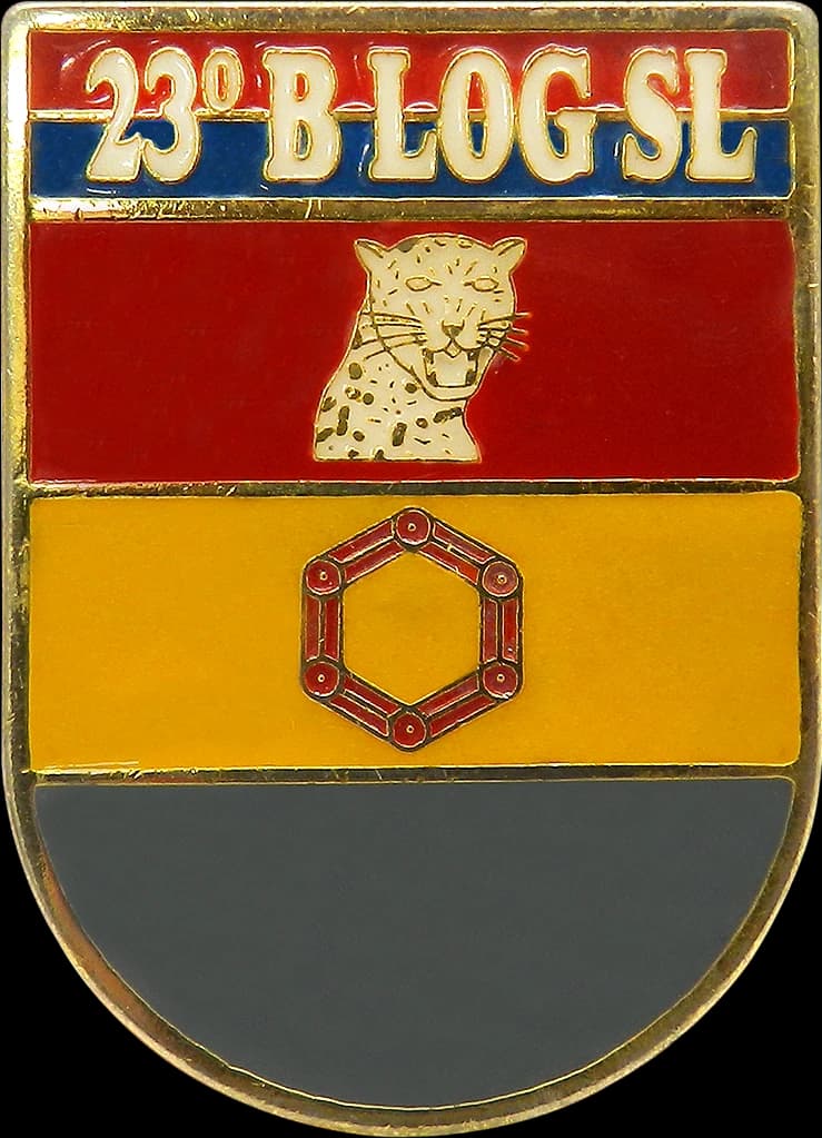 DISTINTIVO DE BOLSO - EB 23º B LOG SL — imagem 1