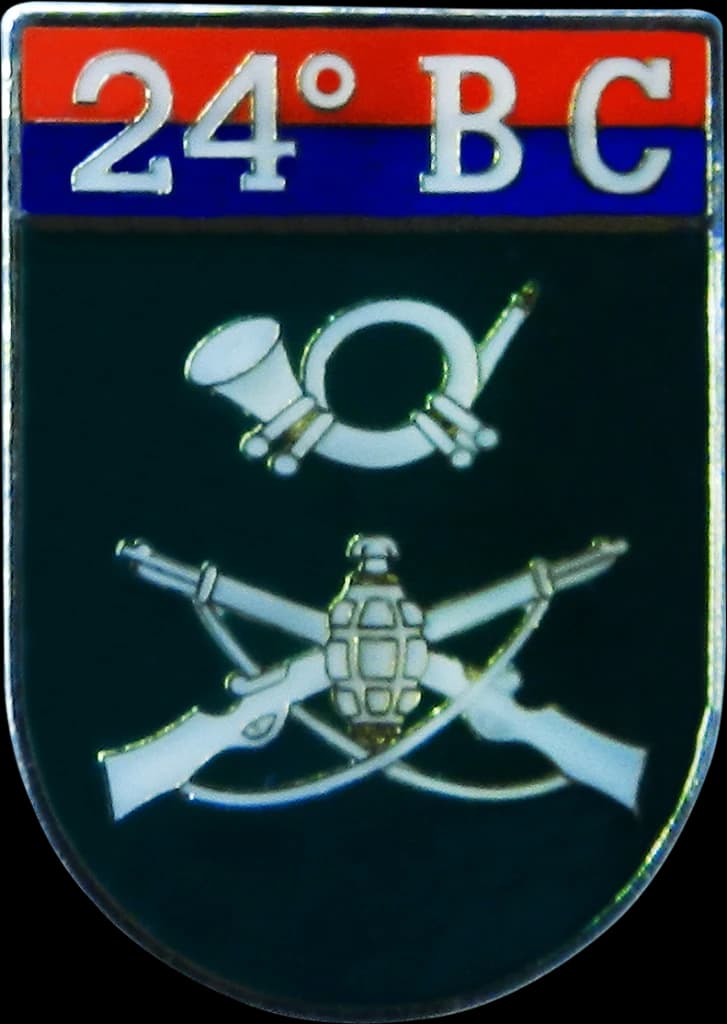 DISTINTIVO DE BOLSO - EB 24º BC — imagem 1