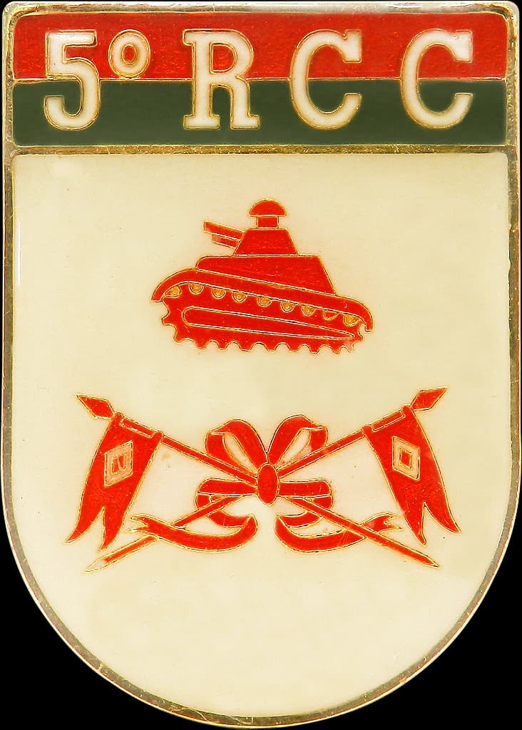 DISTINTIVO DE BOLSO - EB 5º RCC — imagem 1