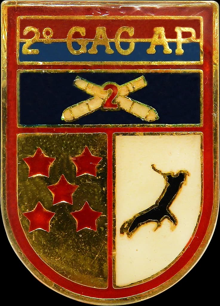 DISTINTIVO DE BOLSO - EB 2º GAC AP — imagem 1
