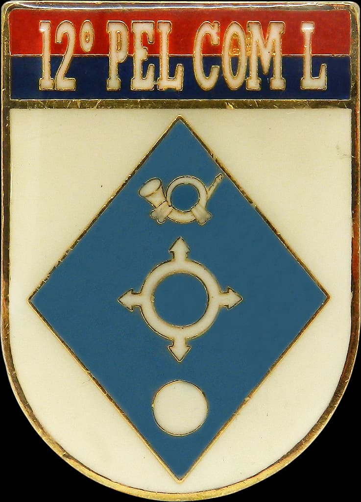 DISTINTIVO DE BOLSO - EB 12º PEL COM L — imagem 1