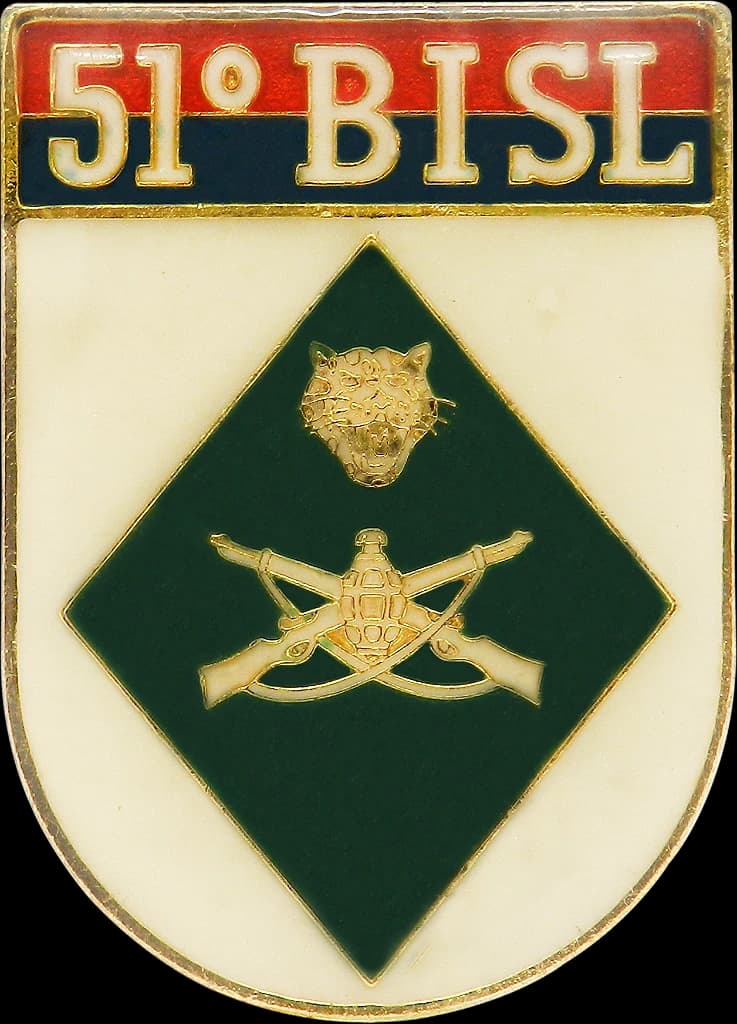 DISTINTIVO DE BOLSO - EB 51º BISL — imagem 1