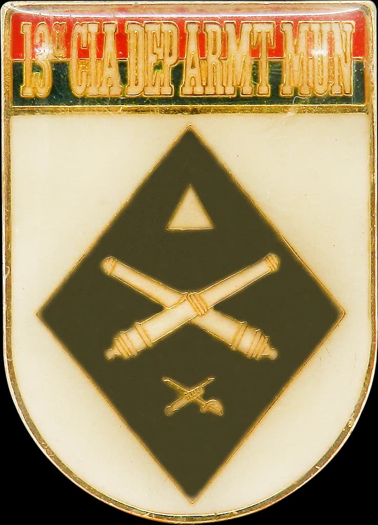 DISTINTIVO DE BOLSO - EB 13º CIA DEP ARMT MUN — imagem 1