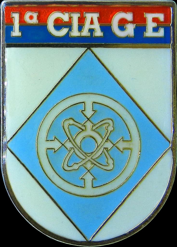 DISTINTIVO DE BOLSO - EB 1º CIA G E — imagem 1