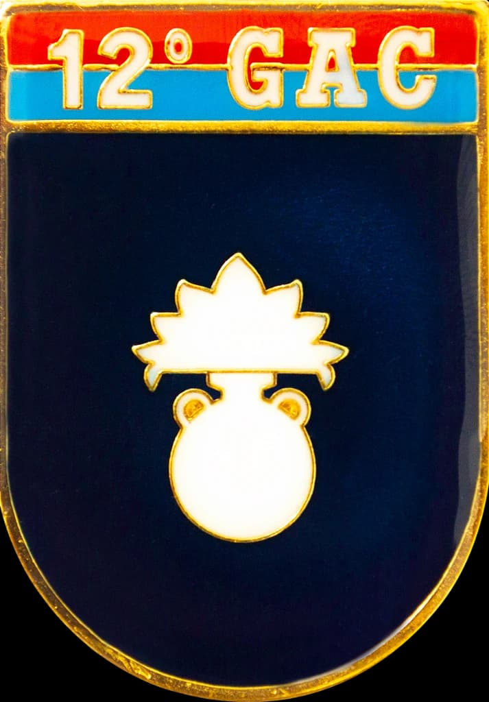 DISTINTIVO DE BOLSO - EB 12º GAC — imagem 1