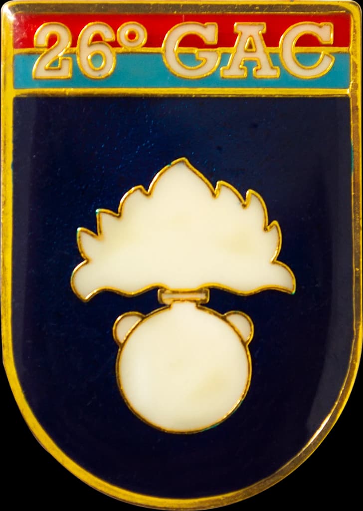 DISTINTIVO DE BOLSO - EB 26º GAC — imagem 1