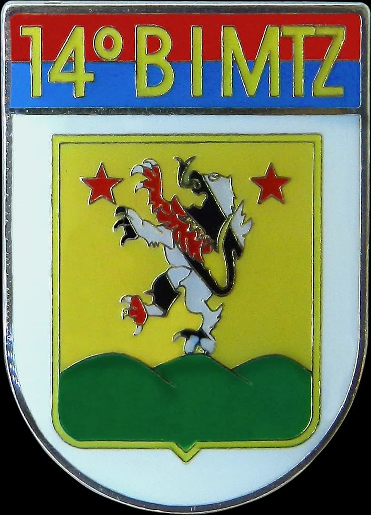 DISTINTIVO DE BOLSO - EB 14º BIMTZ — imagem 1
