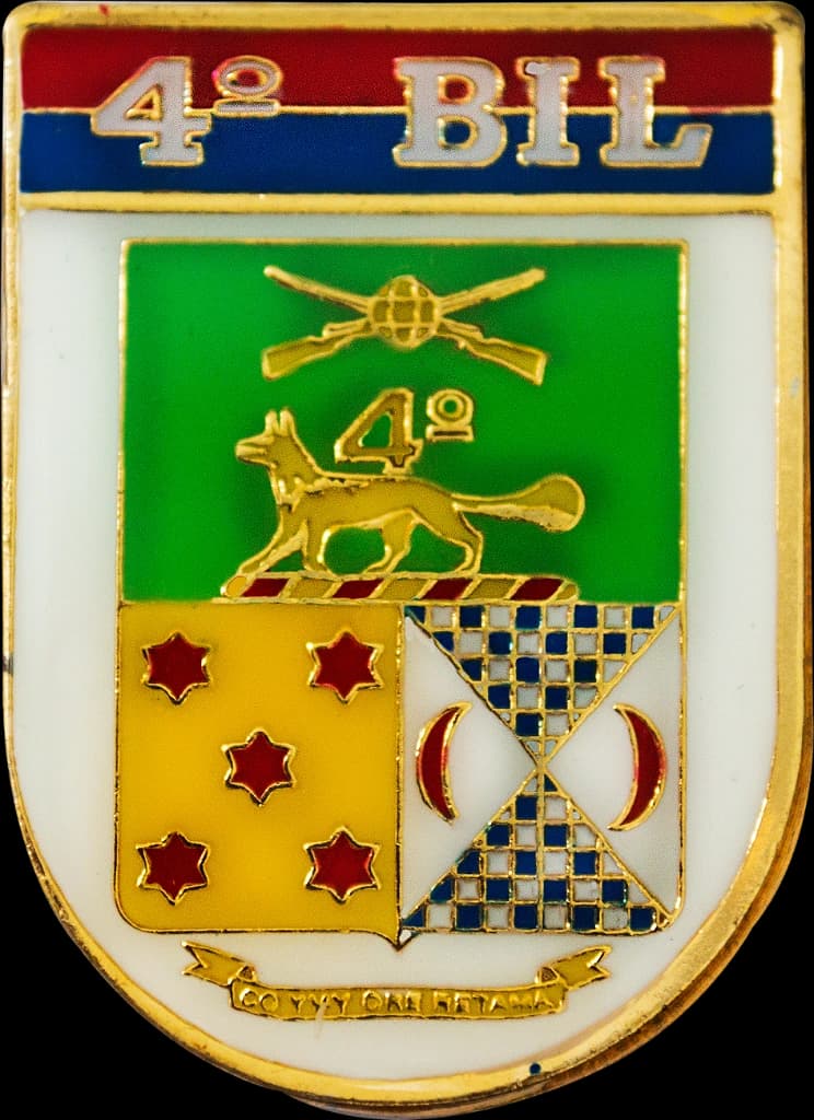 DISTINTIVO DE BOLSO - EB 4º BIL — imagem 1