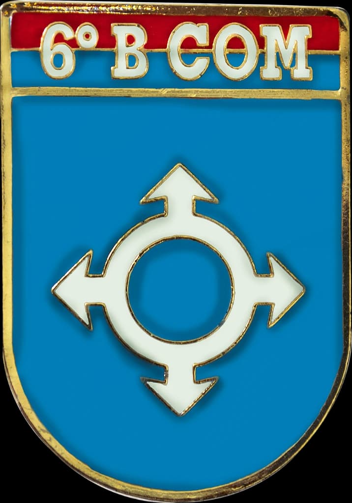 DISTINTIVO DE BOLSO - EB 6º B COM — imagem 1