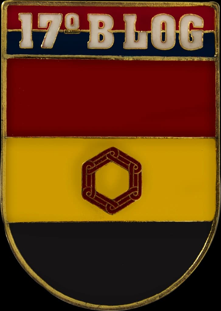 DISTINTIVO DE BOLSO - EB 17º B LOG — imagem 1