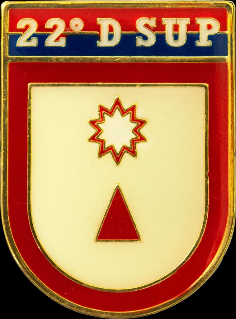 DISTINTIVO DE BOLSO - EB 22º D SUP — imagem 1