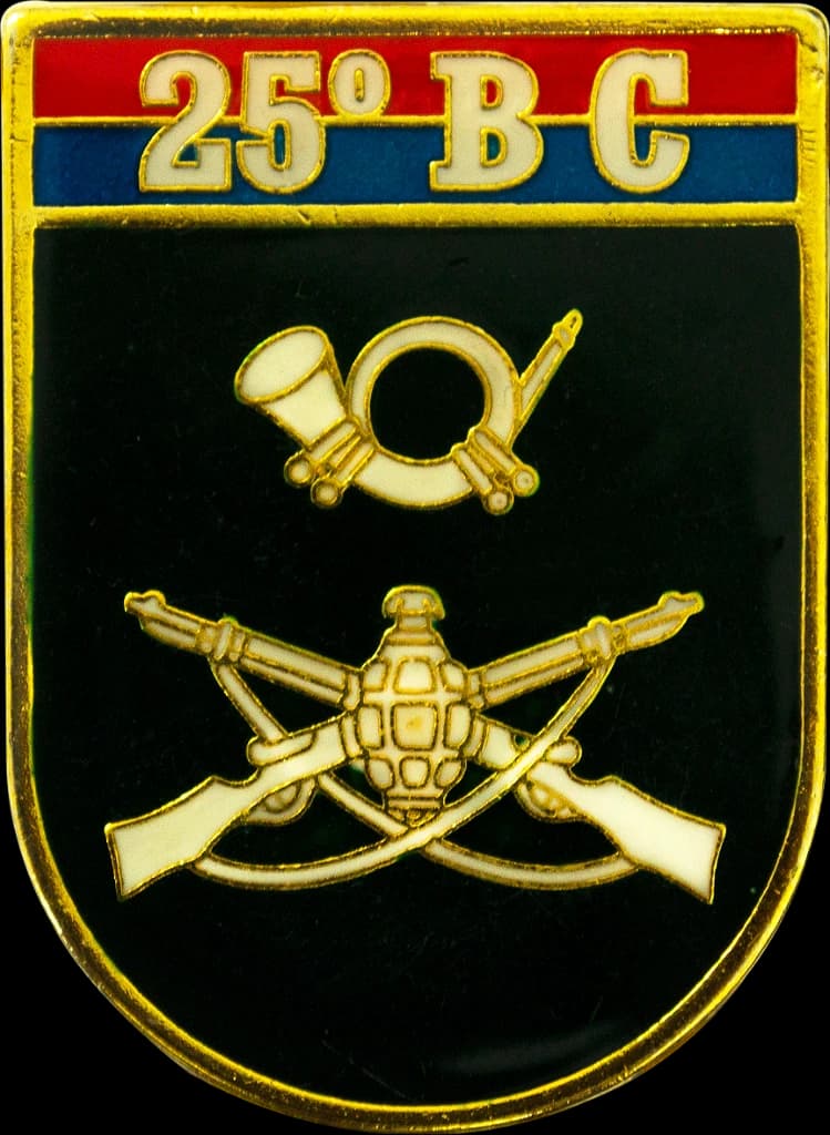 DISTINTIVO DE BOLSO - EB 25º BC — imagem 1