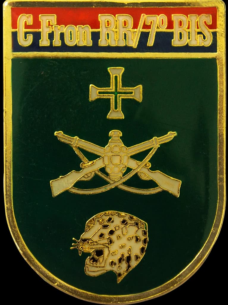 DISTINTIVO DE BOLSO - EB C FRON RR/7º BIS — imagem 1
