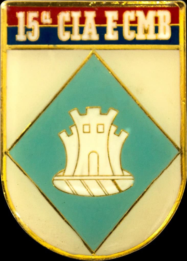 DISTINTIVO DE BOLSO - 15º CIA E CMB — imagem 1
