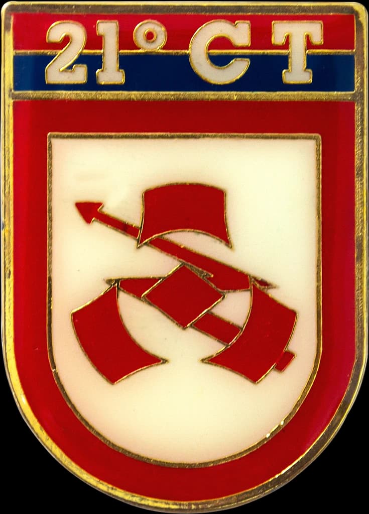 DISTINTIVO DE BOLSO - EB 21º CT — imagem 1