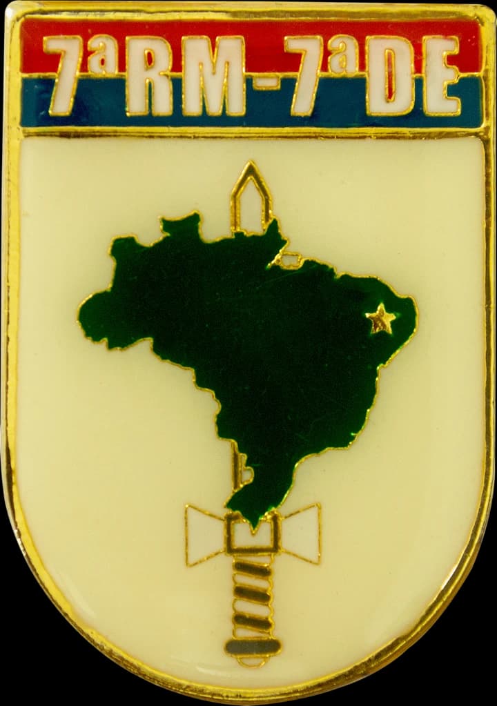 DISTINTIVO DE BOLSO - EB 7º RM - 7º DE — imagem 1