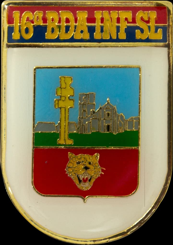 DISTINTIVO DE BOLSO - EB 16º BDA INF SL — imagem 1