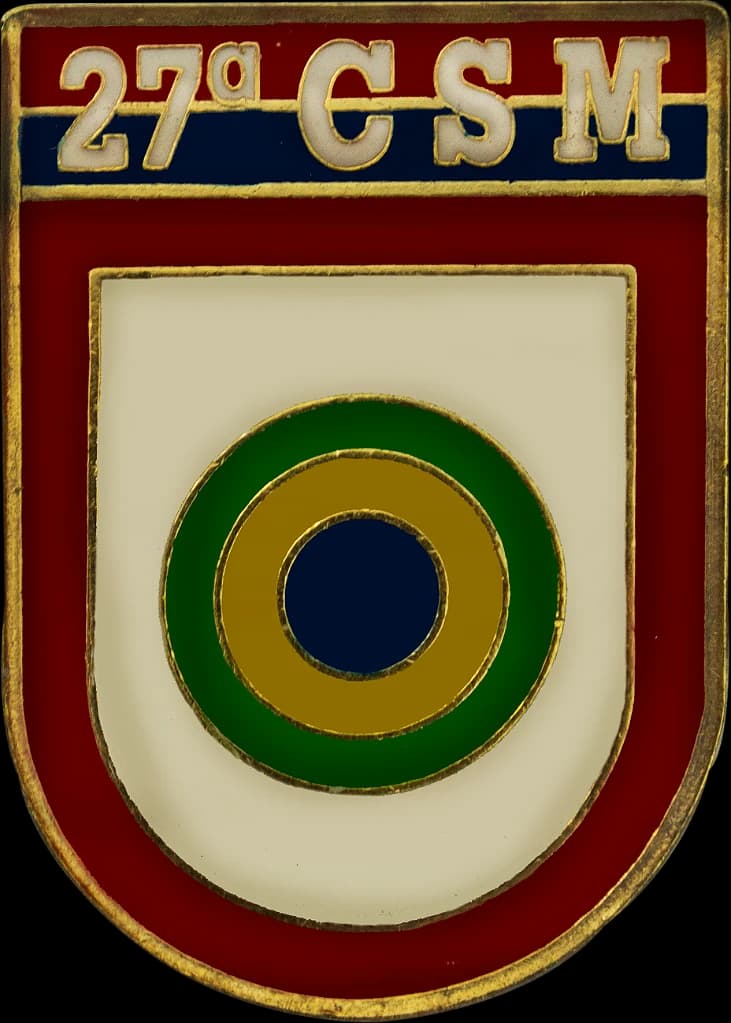DISTINTIVO DE BOLSO - EB 27º CSM — imagem 1