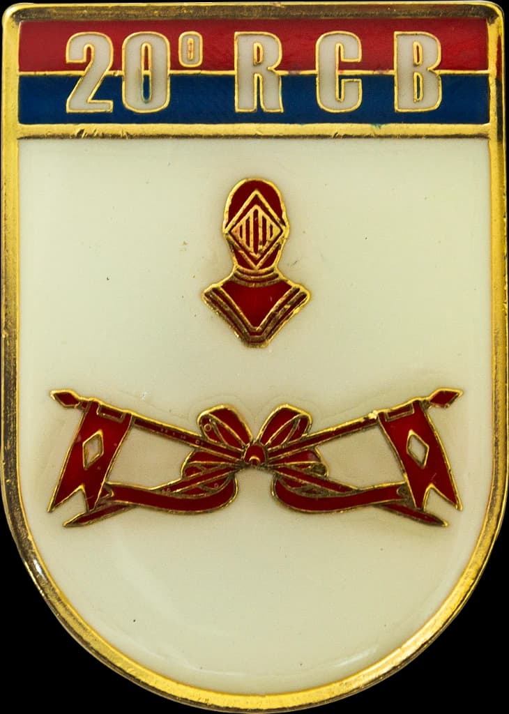 DISTINTIVO DE BOLSO - EB 20º RCB — imagem 1