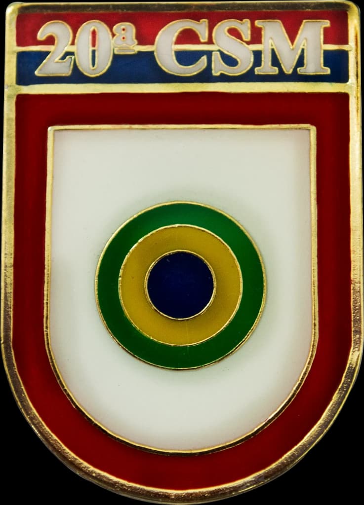DISTINTIVO DE BOLSO - EB 20º CSM — imagem 1
