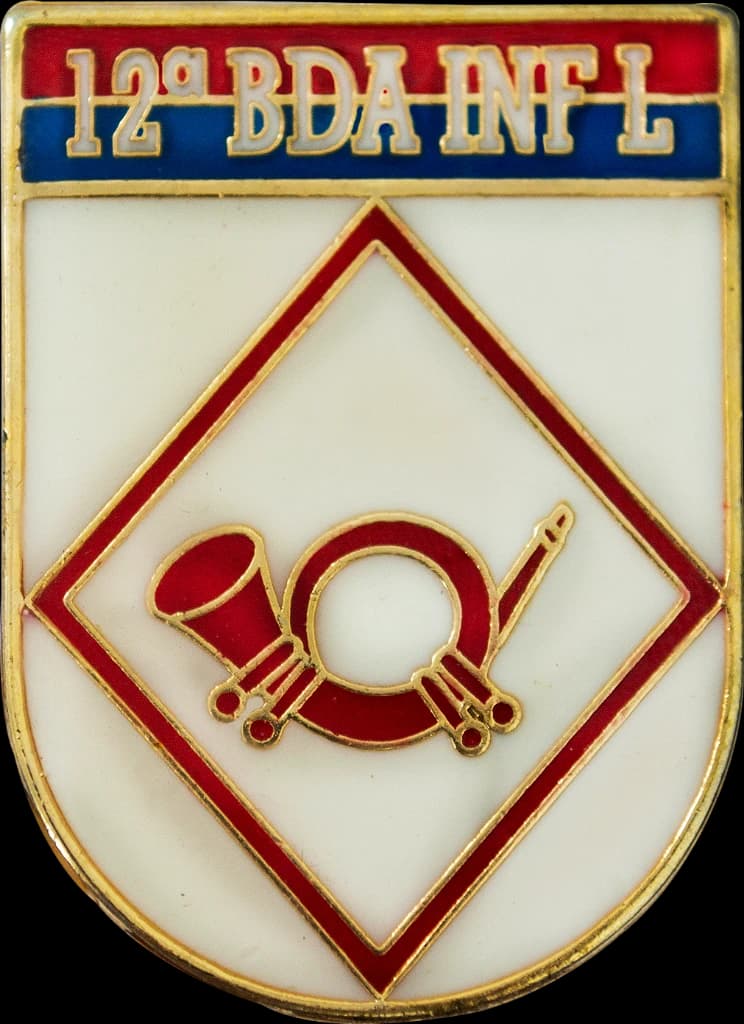DISTINTIVO DE BOLSO - EB 12º BDA INF L — imagem 1