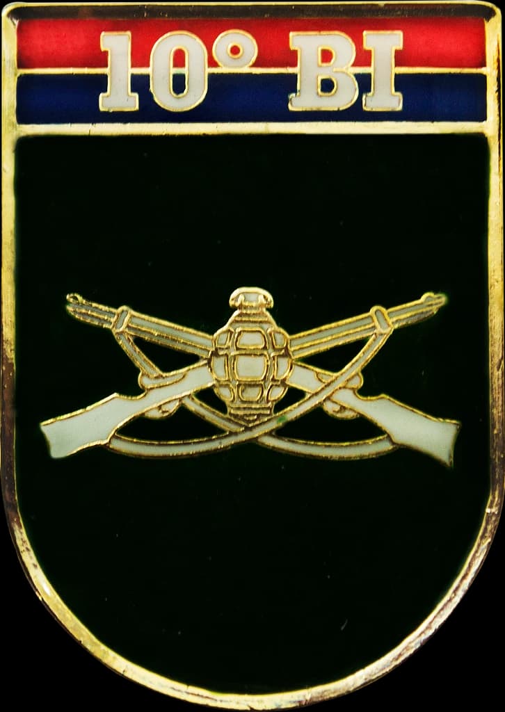 DISTINTIVO DE BOLSO - EB 10º BI — imagem 1