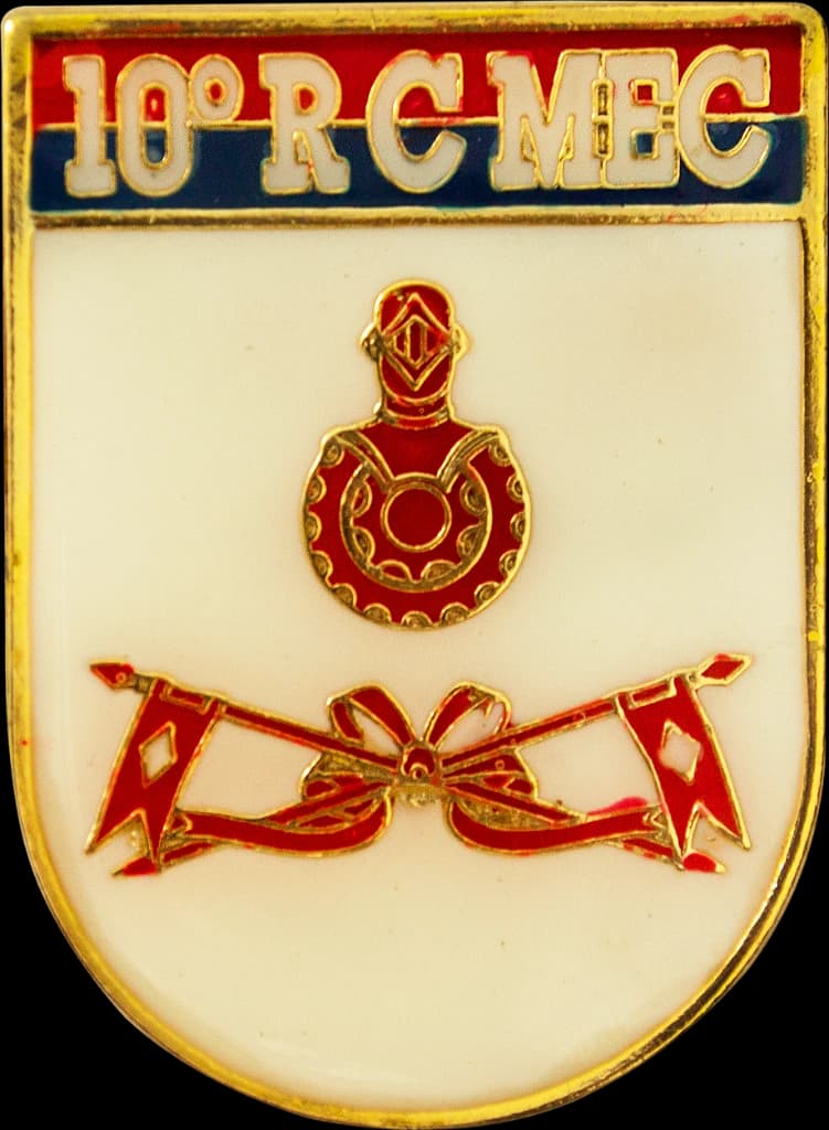 DISTINTIVO DE BOLSO - EB 10º RC MEC — imagem 1