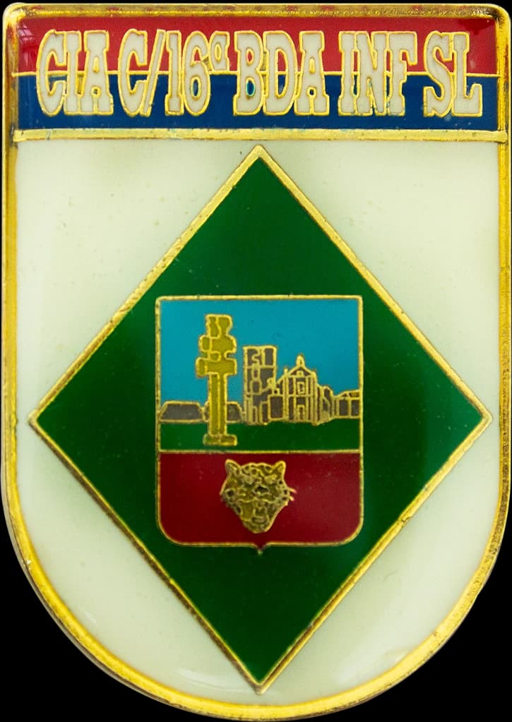 DISTINTIVO DE BOLSO - EB CIA C/16º BDA INF SL — imagem 1