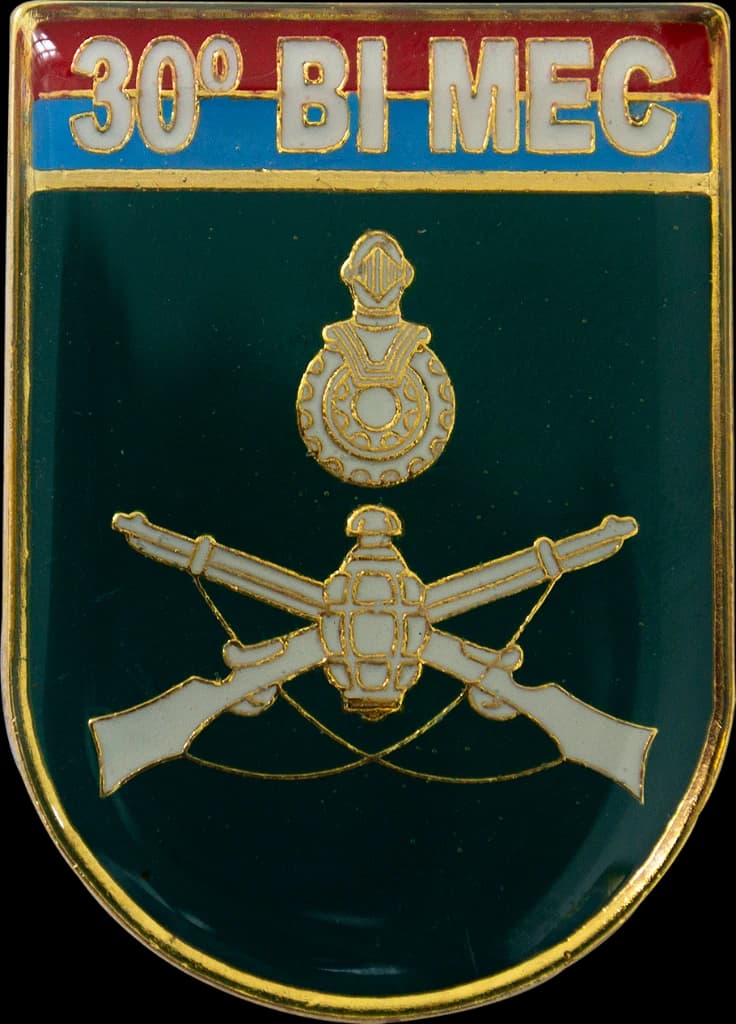 DISTINTIVO DE BOLSO - EB 30º BI MEC — imagem 1