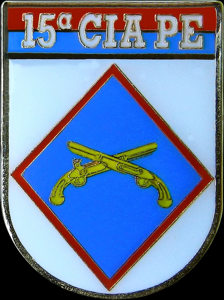 DISTINTIVO DE BOLSO - EB 15º CIA PE — imagem 1