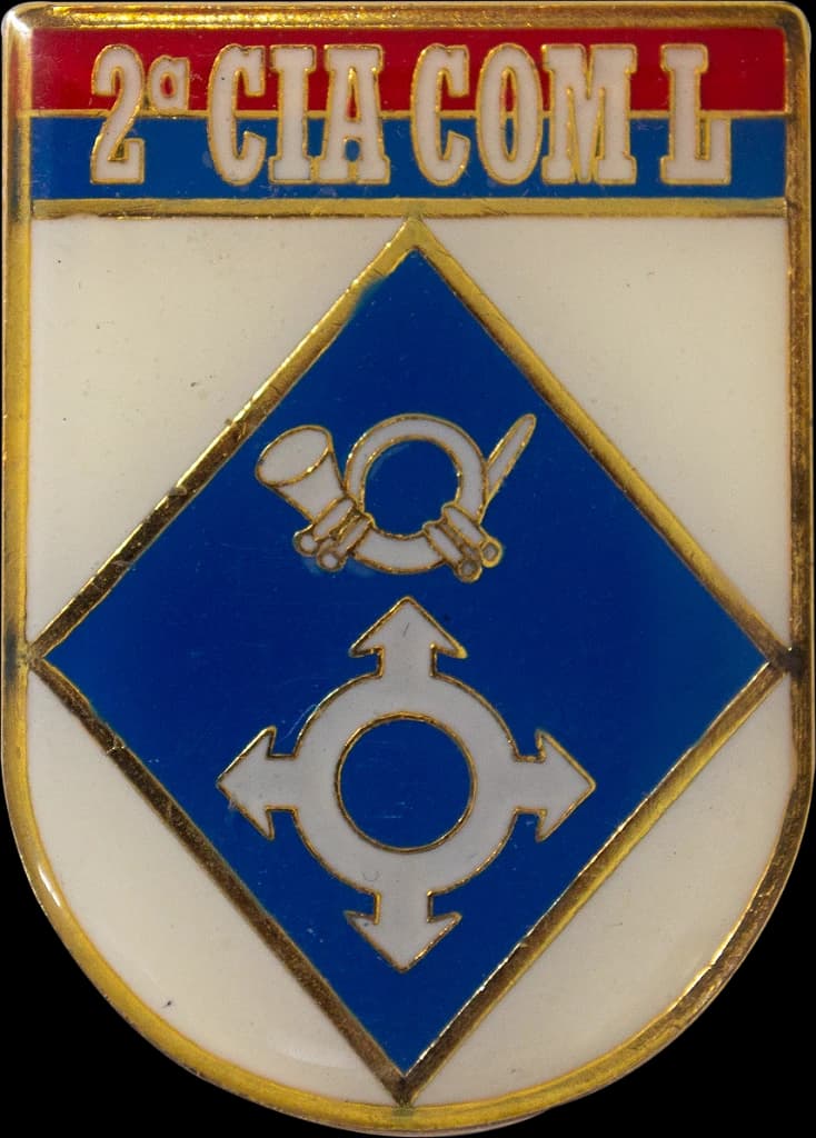DISTINTIVO DE BOLSO - EB 2º CIA COM L — imagem 1
