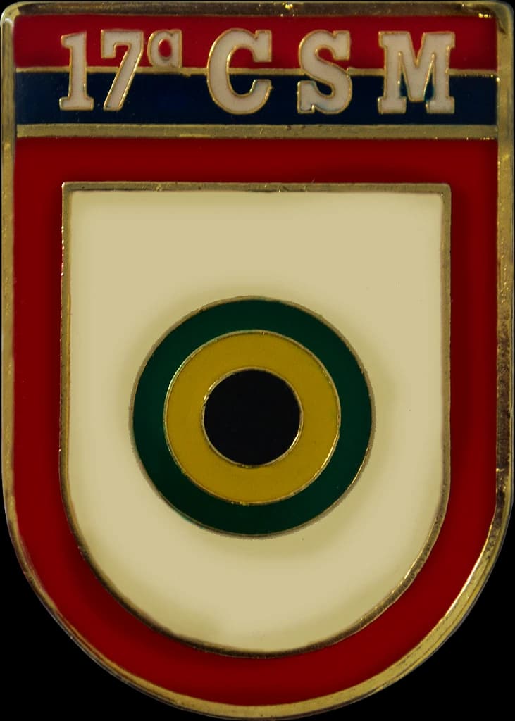 DISTINTIVO DE BOLSO - EB 17º CSM — imagem 1