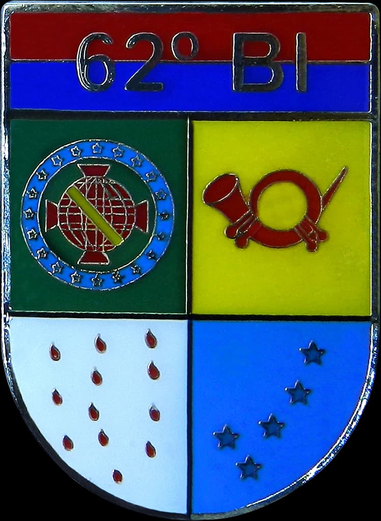 DISTINTIVO DE BOLSO - EB 62º BI — imagem 1