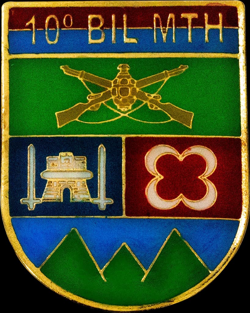 DISTINTIVO DE BOLSO - EB 10º BIL MTH — imagem 1
