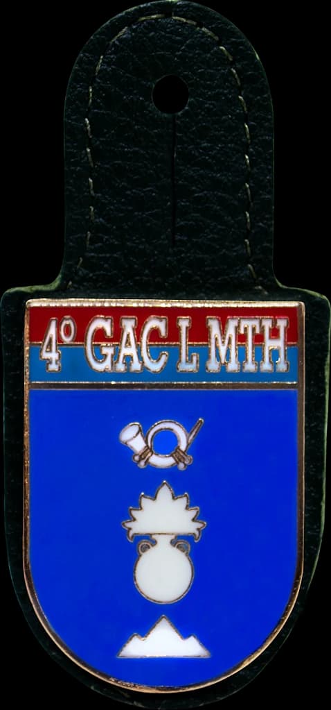 DISTINTIVO DE BOLSO - EB 4º GAC L MTH — imagem 1