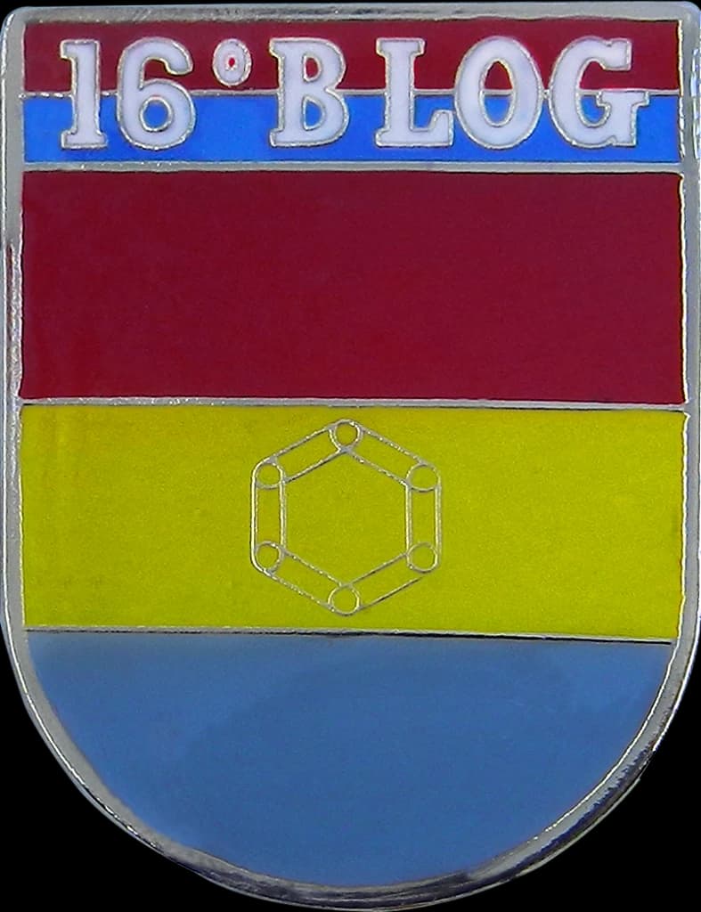 DISTINTIVO DE BOLSO - EB 16º B LOG — imagem 1