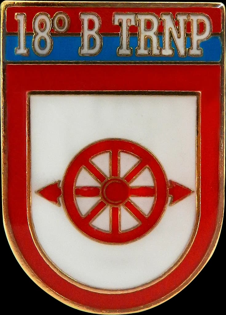 DISTINTIVO DE BOLSO - EB 18º B TRNP — imagem 1