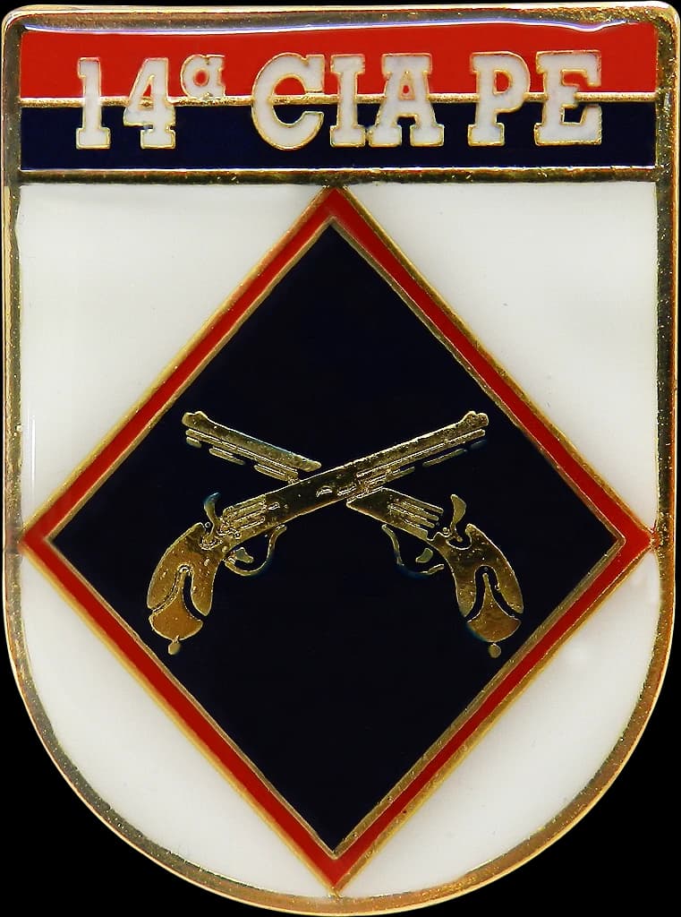 DISTINTIVO DE BOLSO - EB 14º CIA PE — imagem 1