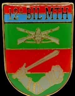DISTINTIVO DE BOLSO - EB 12º BIL MTH — imagem 1