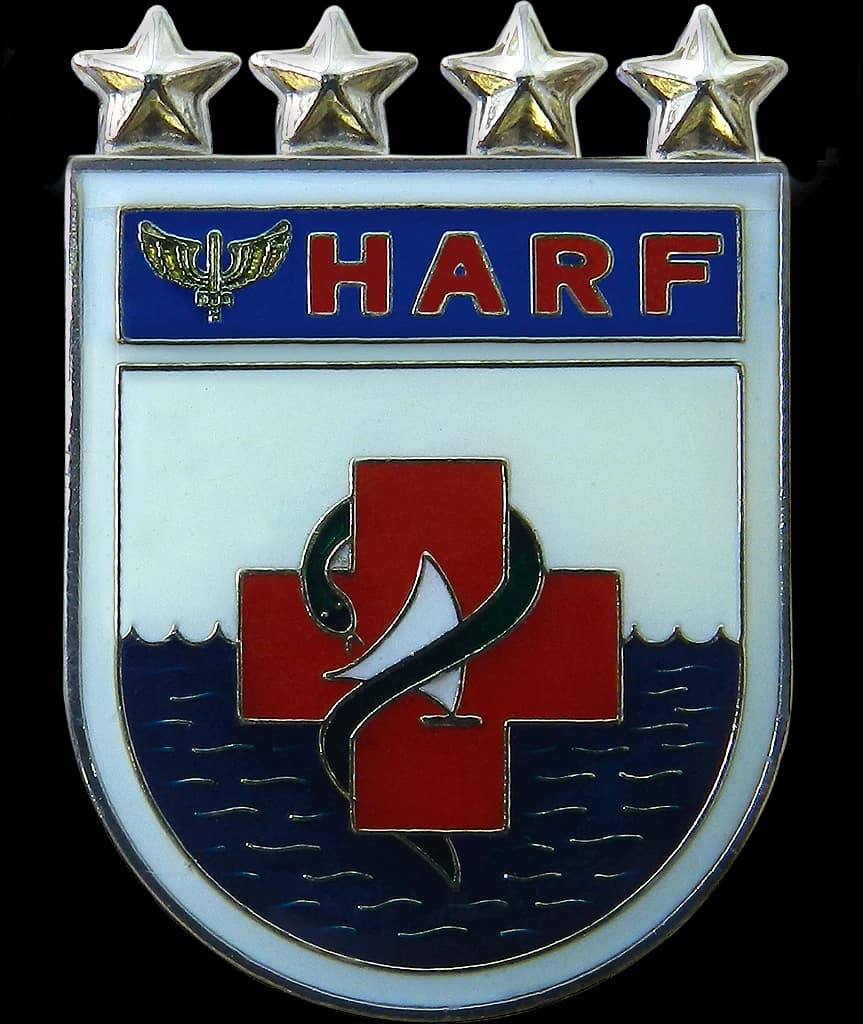 DISTINTIVO DE BOLSO - FAB HARF 4 ESTRELAS — imagem 1