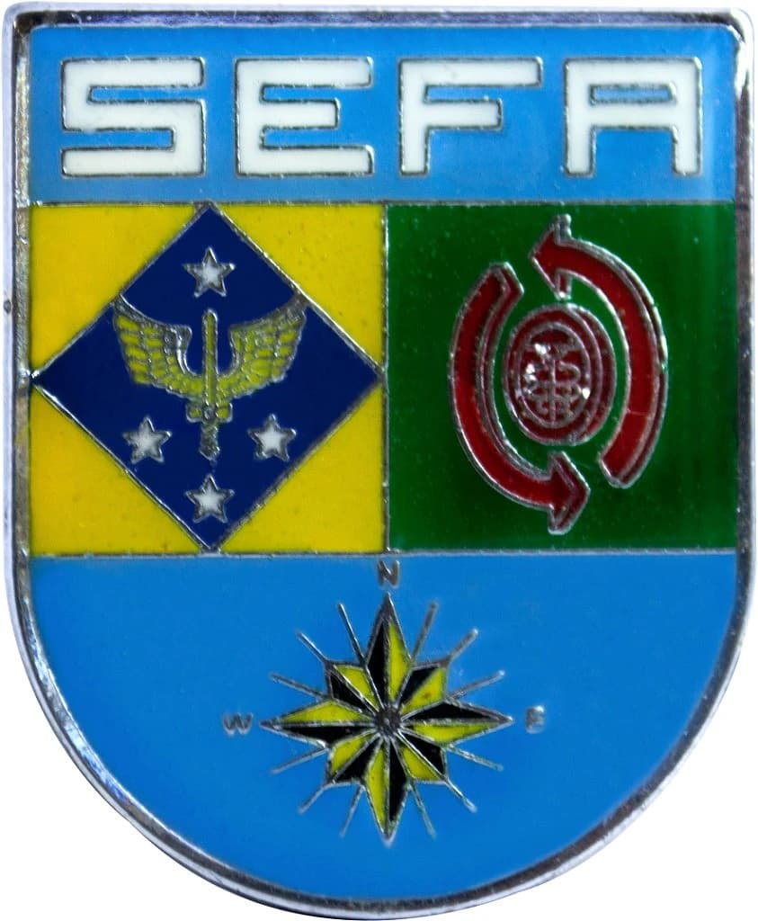 DISTINTIVO DE BOLSO - FAB SEFA — imagem 1