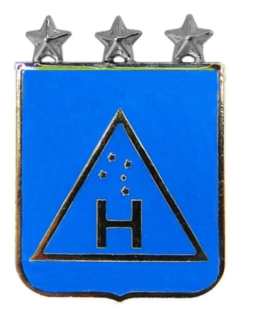 DISTINTIVO DE BOLSO - FAB H 3 ESTRELAS — imagem 1