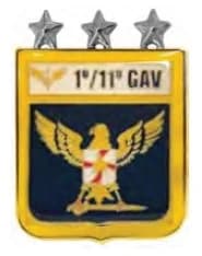 DISTINTIVO DE BOLSO - 1º/11º GAV 3 ESTRELAS — imagem 1